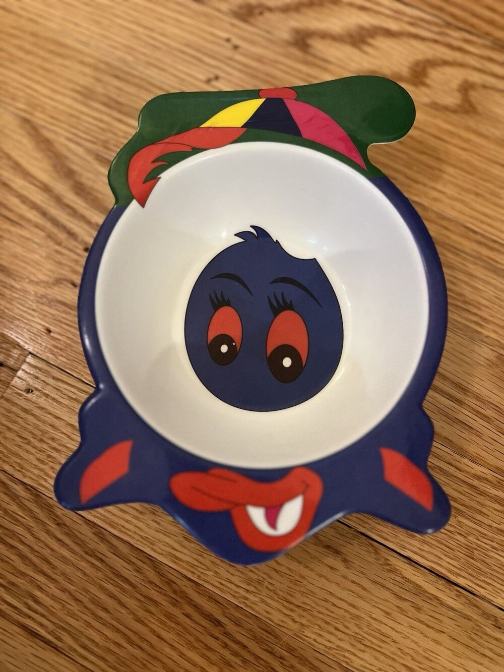Vintage Hitaco Duck Bird Melamine Cereal Food Bowl Child 1980’s